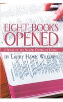 Eight Books Opened