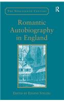 Romantic Autobiography in England
