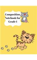 Composition Notebook for Grade 1