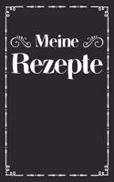 Meine Rezepte: A5 Rezeptbuch zum Selberschreiben - Übersichtlich gestaltetes Kochbuch mit Platz für 100 Rezepte und Rezeptideen mit Inhaltsverzeichnis als Geschenk