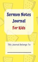 Sermon Notes Journal for Kids