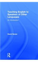 Teaching English to Speakers of Other Languages