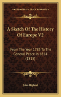 A Sketch Of The History Of Europe V2: From The Year 1783 To The General Peace In 1814 (1815)(English)