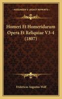 Homeri Et Homeridarum Opera Et Reliquiae V3-4 (1807): (German)