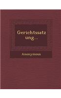 Gerichtssatzung...: (English)