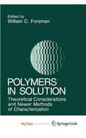 Polymers in Solution