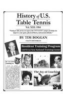 History of U.S. Table Tennis Volume 13