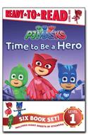 Pj Masks Ready-To-Read Value Pack: Time to Be a Hero; Pj Masks Save the Library!; Owlette and the Giving Owl; Gekko Saves the City; Power Up, Pj Masks!; Race for the Ring(Pj Masks)