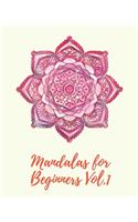 Mandalas for Beginner Vol.1