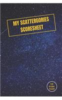 MY Scattergories Score sheet