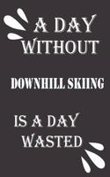 day without downhill skiing is a day wasted