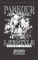 Parkour Run Jump Fly Calendar 2020