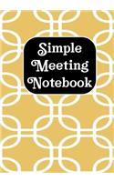 Simple Meeting Notebook