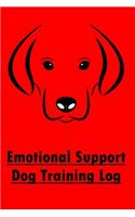 Emotional Support Dog Training Log: Emotional Support Dog Progress Tracker for Dog Trainers