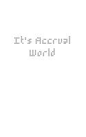It's Accrual World