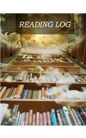 Reading Log: Gifts for Book Lovers / Reading Journal [7.44 " x 9.69"] 100 Spacious Record Pages (Reading Logs & Journals)