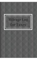 Mileage Log for Taxes