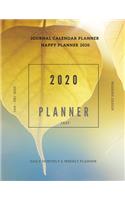 Journal Happy Day Planner Yearly Calendar 2020