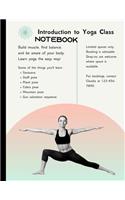 introduction to yoga class notebook