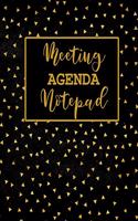 Meeting Agenda Notepad