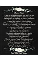 Healing Hands: SOAP Bible Study Journal For Christian Nurses, Faux Chalk Floral 8.5x11 Scripture Studies Notebook With 120 S.O.A.P Pages, Nurse Card Alternative, N