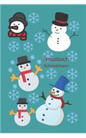 Notizbuch Schneemann
