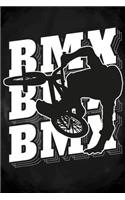 BMX: BMX Blank Lined Notebook Journal Diary 6x9