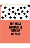 The most wonderful time of the year: It's The Most Wonderful Time Of The Year Golden retriever, Journal 8.5x 11 inches 100 Page Blank Lined Journal/Notebook