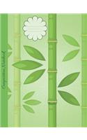 Composition Notebook Bamboo: Wide Ruled Lined Book to Write in for School, Take Notes, for Kids, Students, Teachers, Homeschool, Green Plants Cover