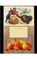 Thanksgiving Journal Notebook (One)