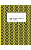 Isometric Graph Paper: Graph Paper Notebook ( triangle size 0.28") Ideal for 3D Projects, Geometry, Architecture, Landscaping and Three Dimensional Designs.(4 Isometric Notebooks)