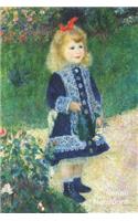 Renoir Notizbuch: Mädchen Mit Gießkanne - Trendy Liniertes Notizbuch - Softcover, 100 Seiten