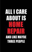 All I Care about Is Home Repair and Like Maybe Three People