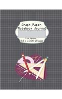 Graph Paper Notebook Journal