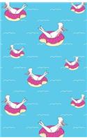 Bullet Journal Unicorns Floating in Doughnuts