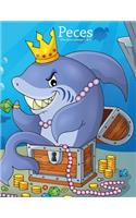Peces libro para colorear 1 & 2: (12 Peces)