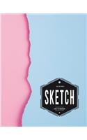 Sketchbook: Book: 120 Pages of 8.5" x 11" Blank Paper for Drawing, Doodling or Sketching (Sketchbooks)