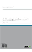 Der Einfluss Der Aufgabe Auf Das Gruppenergebnis Bei Interkultureller Gruppenarbeit