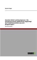 Zwischen Relief und Development - Die Umsetzung welcher Maßnahmen begünstigt die Friedenskonsolidierung nach Bürgerkriegen?