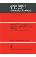 International Symposium on Systems Optimization and Analysis