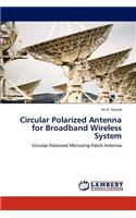 Circular Polarized Antenna for Broadband Wireless System