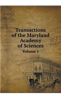 Transactions of the Maryland Academy of Sciences Volume 1