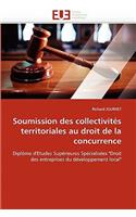 Soumission des collectivités territoriales au droit de la concurrence