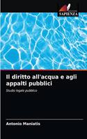 diritto all'acqua e agli appalti pubblici