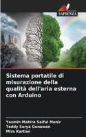 Sistema portatile di misurazione della qualità dell'aria esterna con Arduino