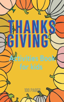 Thanksgiving Activities Book for kids