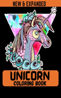 Unicorn Coloring Book (New & Expanded): Drawing and coloring book for kids, boys and girls
