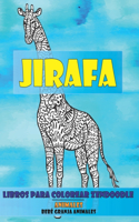 Libros para colorear Zendoodle - Bebé Granja Animales - Animales - Jirafa