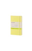 Moleskine Citron Yellow Pocket Plain Notebook Hard