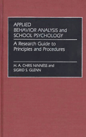 Applied Behavior Analysis and School Psychology